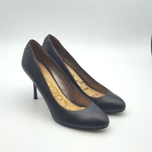 Sam Edelman Black Leather Heels